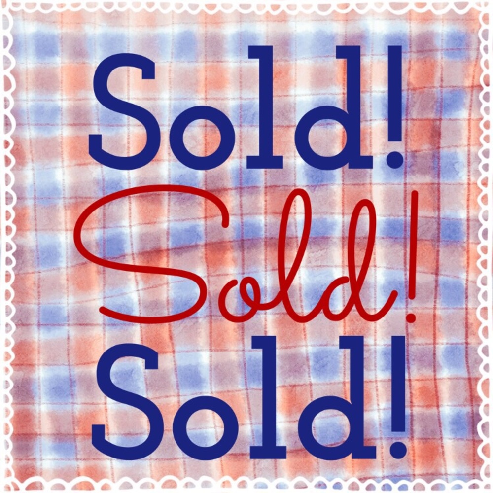 Sold! Thank you for shopping with me! ❤️❤️❤️